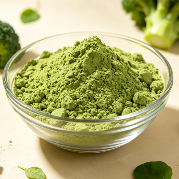 Organic broccoli powder